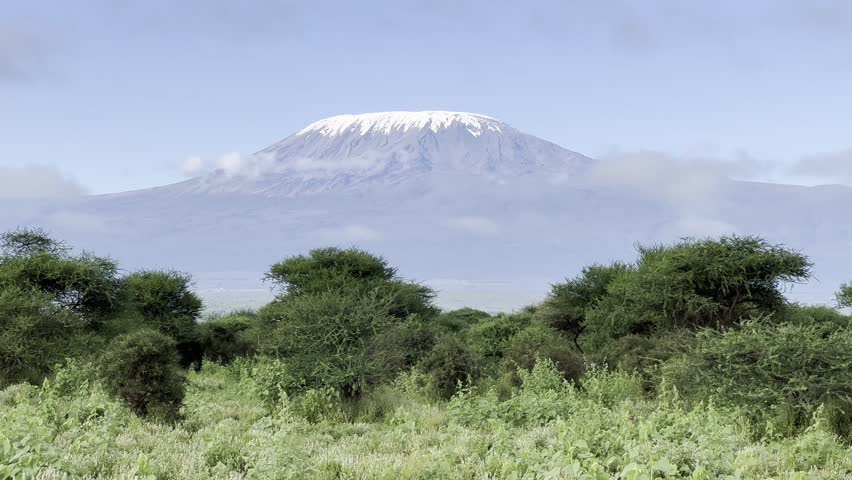 View of Mount Kilimanjaro in Africa