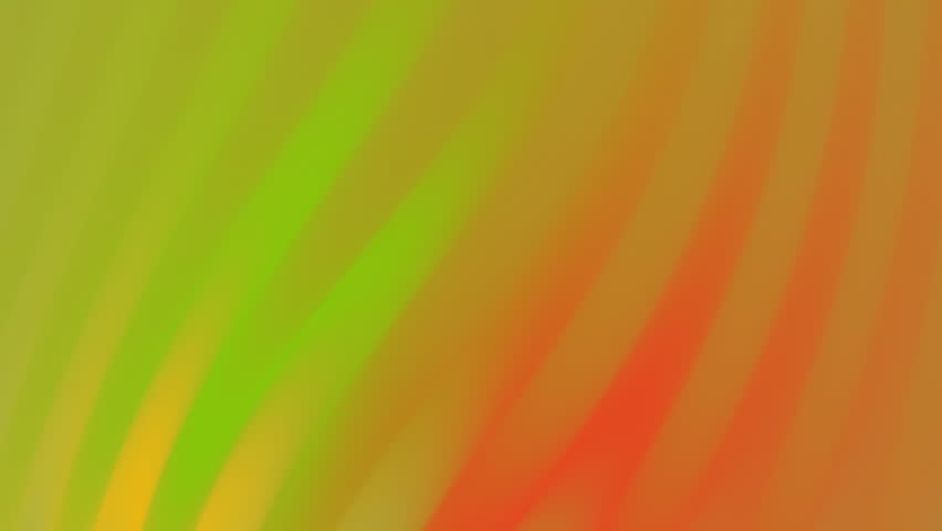 4K Soft Gradient Green Orange Abstract Stripes Fluid Animation Background