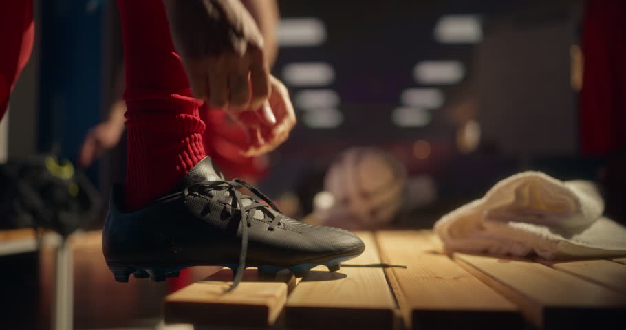 Close Up Footage of Player