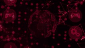 On loading interface encrypted data transfer text sliding and progress bar filling showing complete. Digital interface, cybersecurity, technology, network, innovation, futuristic, data exchange - Powered by Shutterstock - Get 15% off with code: PIKWIZARD15