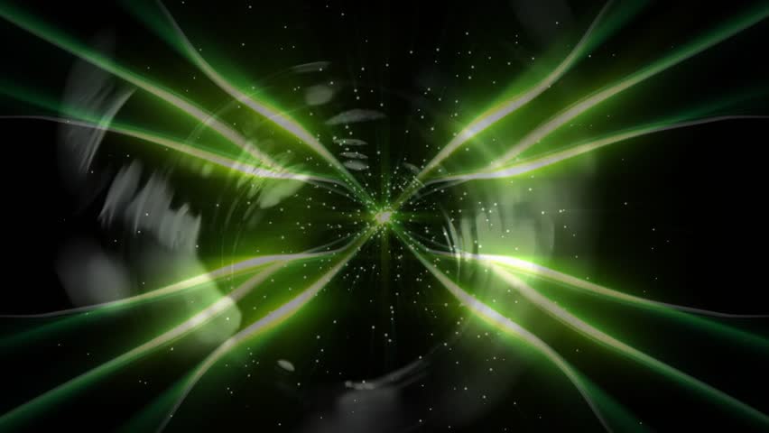 Central burst emerging from void launching green ribbons undulating and pulsing radiating outward. Bioluminescence, futuristic, dynamic, cybernetic, vibrant, digital art, abstract - Powered by Shutterstock - Get 15% off with code: PIKWIZARD15