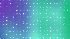 Grid of white dots on a gradient blue green turqouise purple background. Ideal for modern design projects, technology concepts, data visualization, digital patterns - Powered by Shutterstock - Get 15% off with code: PIKWIZARD15
