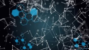 Wireframe grid appearing with code streaming, lock and device icons linking into glowing data path. Digital, technology, futuristic, cybersecurity, innovation, network, connectivity - Powered by Shutterstock - Get 15% off with code: PIKWIZARD15