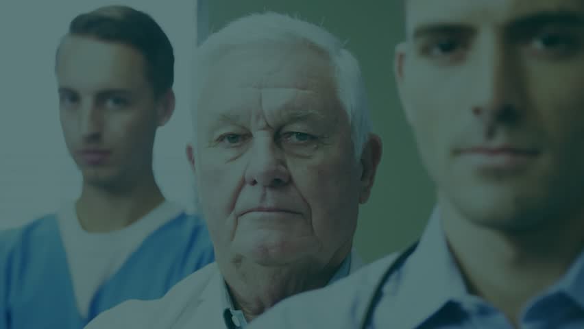 Medical team starting animated line graph on timeline, camera shifting toward stethoscope doctor. Healthcare, teamwork, data analysis, medical professionals, clinical environment, progress, - Powered by Shutterstock - Get 15% off with code: PIKWIZARD15