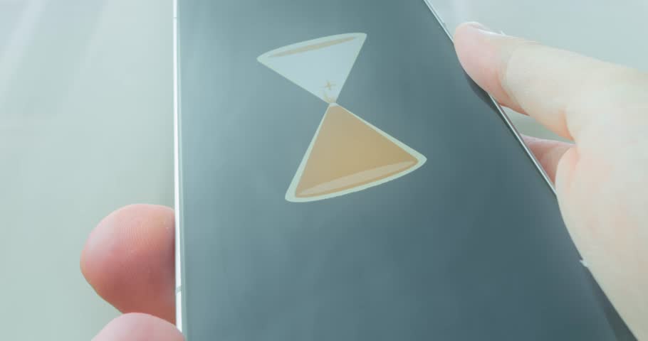 Sand flows down the hourglass, presentation