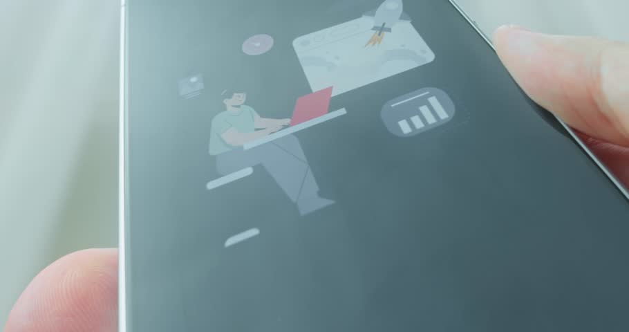 Person working on a laptop on SEO, presentation