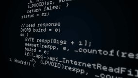 On code scroll, glowing DNA helix emerging, undulating, strand weaving, pulsing to show data flow. Futuristic, digital, abstract, technology, innovation, cybersecurity, visualization - Powered by Shutterstock - Get 15% off with code: PIKWIZARD15