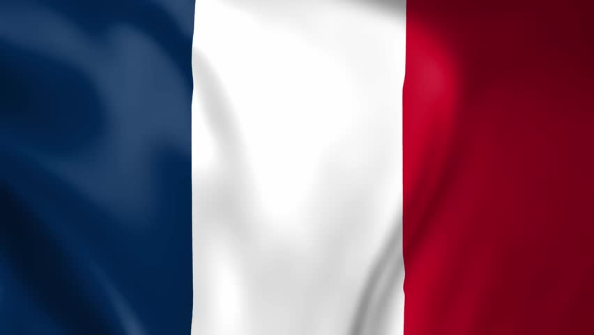 Waving Flag of France – 3D Animation  of the French national flag waving in the wind. Symbolizing liberty, equality, and fraternity. Perfect for news, sports, history, and international projects.