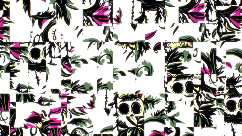 Seamless vintage tropical design with Art Deco-inspired botanical elements. High-contrast, lush foliage white background, arranged along lower edge classic look.