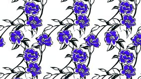 Lush red and pink peonies animate vertically in a hand-crafted French toile loop. Designed for elegant motion graphics and artistic video projects. Vertical motion. - Powered by Shutterstock - Get 15% off with code: PIKWIZARD15