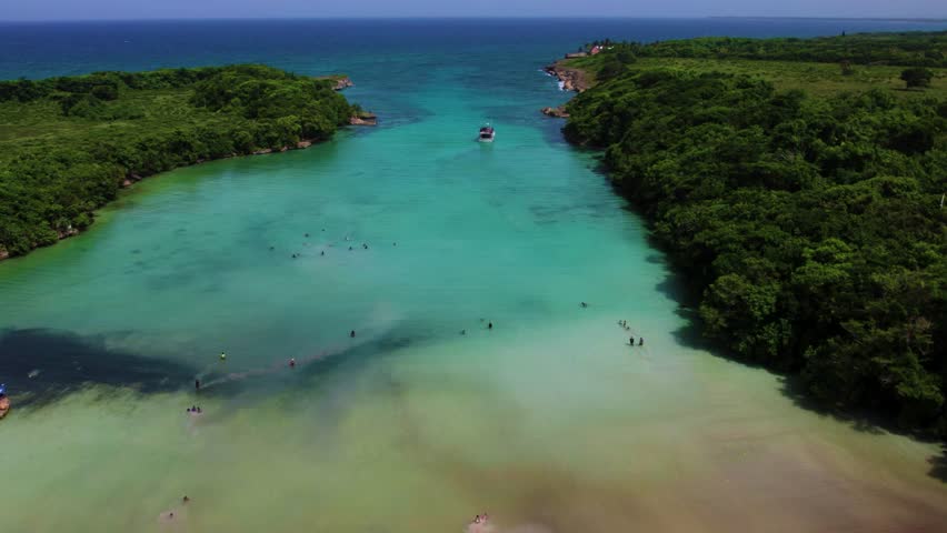 Diamond beach bay in the province Maria Trinidad Sanchez Dominican Republic November 14, 2024