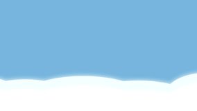 Animated video with snowflakes falling Light blue sky background. White Christmas trees appearing, festive greeting text Merry Christmas Winter holiday Motion clip Winter mood Cold frosty weather - Powered by Shutterstock - Get 15% off with code: PIKWIZARD15