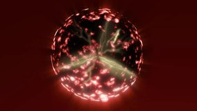 An energy sphere within which lightning bolts of electrical discharges occur.
 - Powered by Shutterstock - Get 15% off with code: PIKWIZARD15
