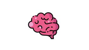 High-resolution Brain icon animation. Perfect for medical, educational, and commercial uses. Features smooth, loopable animation with alpha channel. - Powered by Shutterstock - Get 15% off with code: PIKWIZARD15