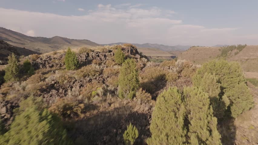 Drone shot of the South Fork River bend in Montana