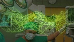 Surgeons adjusting anesthesia controls and making chest incision while pulsing AI overlay. Medical, technology, innovation, healthcare, precision, sterile, collaboration - Powered by Shutterstock - Get 15% off with code: PIKWIZARD15