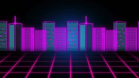 digital helix materializing on magenta grid, undulating across neon skyline representing data flow. Futuristic, cyberpunk, sci-fi, vibrant, technology, abstraction, digital art - Powered by Shutterstock - Get 15% off with code: PIKWIZARD15