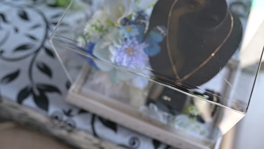 Depok, Indonesia -  Oktober 02, 2025: The gold dowry symbolizes prosperity and a man