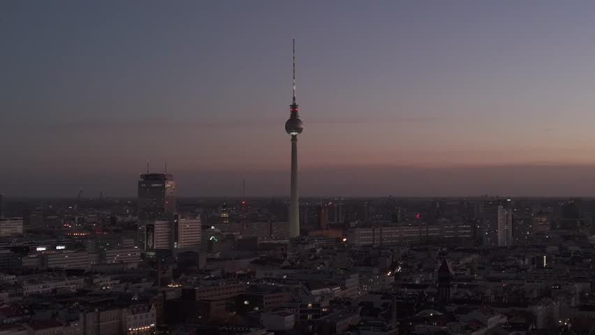 Drone Fly over Berlin Mitte, Prenzlauer Berg
