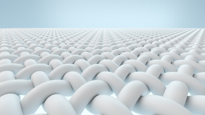 Water drops flowing through white cloth fiber layer of diaper and adult sanitary napkin mattress pad