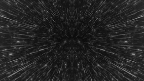 A fast-moving tunnel effect with streaks of light resembling a warp-speed or starfield motion - Powered by Shutterstock - Get 15% off with code: PIKWIZARD15