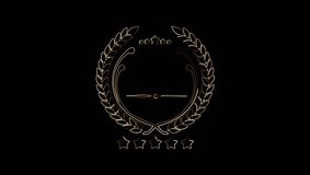 Golden Laurel Wreath Emblem With Stars Outline award - Powered by Shutterstock - Get 15% off with code: PIKWIZARD15