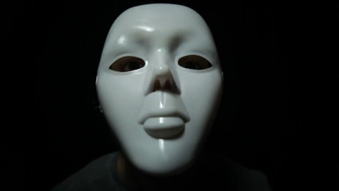 Man Removing White Mask Revealing His Stock Photo (Edit Now) 656072410