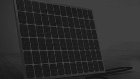 On start data stream appearing, line charts tracing solar trends over panel to illustrate metrics. Technology, analytics, finance, innovation, data visualization, digital, renewable energy - Powered by Shutterstock - Get 15% off with code: PIKWIZARD15