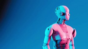 Futuristic robot android representing artificial intelligence, humanoid robotics, modern automation, and advanced technology innovation, ideal for future industry and digital transformation concepts. - Powered by Shutterstock - Get 15% off with code: PIKWIZARD15