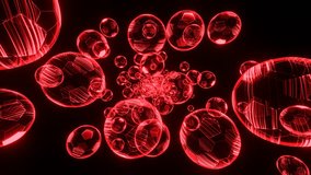 Holographic Soccer Balls.A 3D animation of multiple rotating holographic soccer balls. Perfect for sports, technology, gaming, or futuristic themed projects. - Powered by Shutterstock - Get 15% off with code: PIKWIZARD15