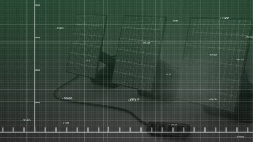 Neon green line appearing lower left over grid oscillating and climbing visualizing data trend. Graph, analytics, technology, data, visualization, digital, analytical - Powered by Shutterstock - Get 15% off with code: PIKWIZARD15