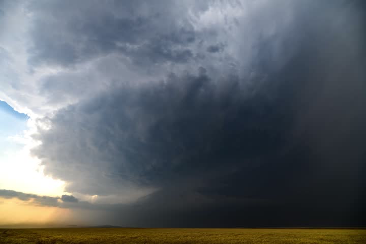 Oklahoma Mega Supercell | Eldorado, Oklahoma - Timelapse of an impressive mothership structured supercell during prime-time (May) Oklahoma in Tornado Alley. May 23rd, 2024