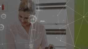 Female instructor tapping tablet, tilting screen guiding girl for interactive learning via overlays. Education, mentorship, technology, collaboration, innovation, youthful, vibrant - Powered by Shutterstock - Get 15% off with code: PIKWIZARD15