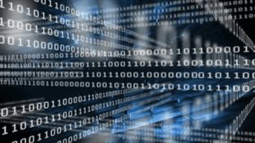 During initialization translucent HUD panels sliding and updating codes to show real-time data flow. Technology, cybersecurity, data visualization, digital interface, futuristic, innovation, ui design - Powered by Shutterstock - Get 15% off with code: PIKWIZARD15