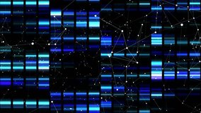 Fading wireframes initiating keyboard expanding while data windows animating for interface demo. Technology, data visualization, cyber, digital, futuristic, interface, network - Powered by Shutterstock - Get 15% off with code: PIKWIZARD15