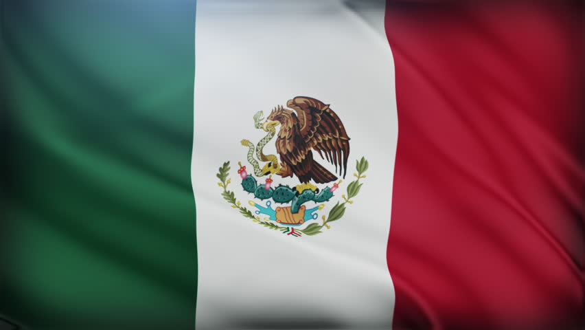 Flag of mexico portraying the national emblem. Great for cultural presentations, travel guides, educational materials, latin american themes, patriotic designs.