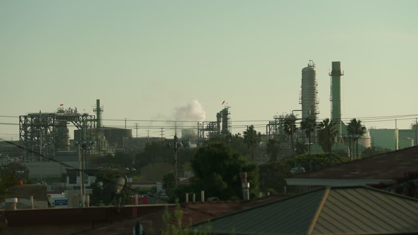 Refinery near Manhattan Beach, Los Angeles, United States, March 27 2023 