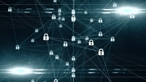 3D render of secure data encryption and wireless network protocols, highlighting cybersecurity, technology, and connected devices. - Powered by Shutterstock - Get 15% off with code: PIKWIZARD15