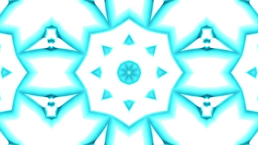 A symmetrical blue geometric frame with sharp, angular patterns, ideal for decorative borders or digital design elements.