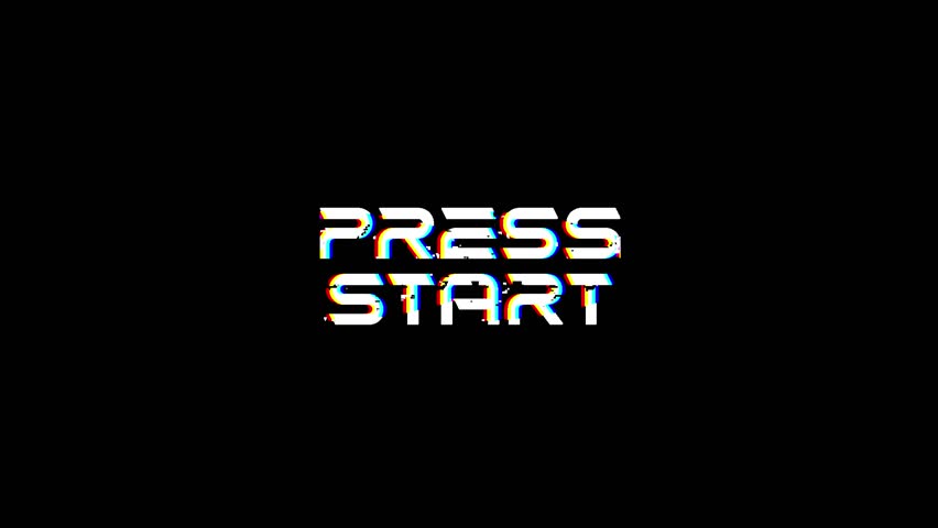 Press Start Glitch Text Animation Retro Futuristic Pixel Distortion Effect Neon Cyberpunk Game Intro Motion Graphics	 - Powered by Shutterstock - Get 15% off with code: PIKWIZARD15