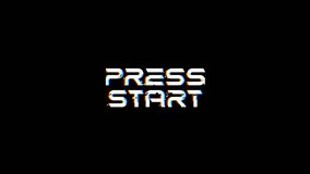 Press Start Glitch Text Animation Retro Futuristic Pixel Distortion Effect Neon Cyberpunk Game Intro Motion Graphics	 - Powered by Shutterstock - Get 15% off with code: PIKWIZARD15