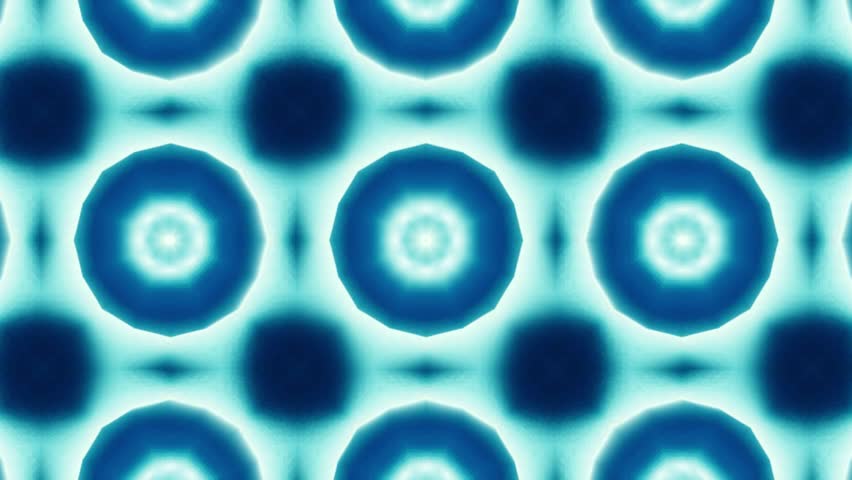 Vibrant blue abstract pattern featuring concentric circles and symmetrical shapes, ideal for backgrounds or textiles. 150 chars.