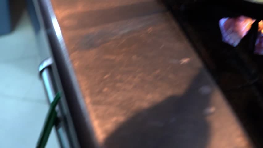 A close-up view of a chef