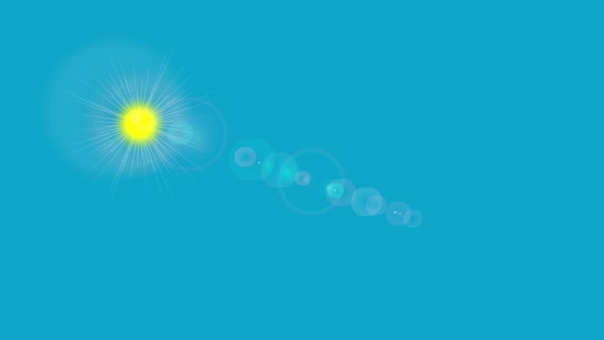 8k Video Vivid Blue Sky Backdrop Light Effect Stock Video