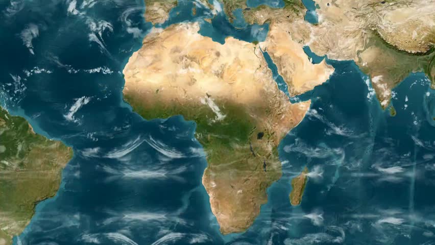 Eritrea Country Map with Flag Animation 1080p