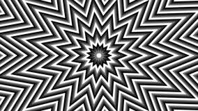 Black and White Pulsating Star — Monochrome Hypnotic Loop (Seamless) - Powered by Shutterstock - Get 15% off with code: PIKWIZARD15