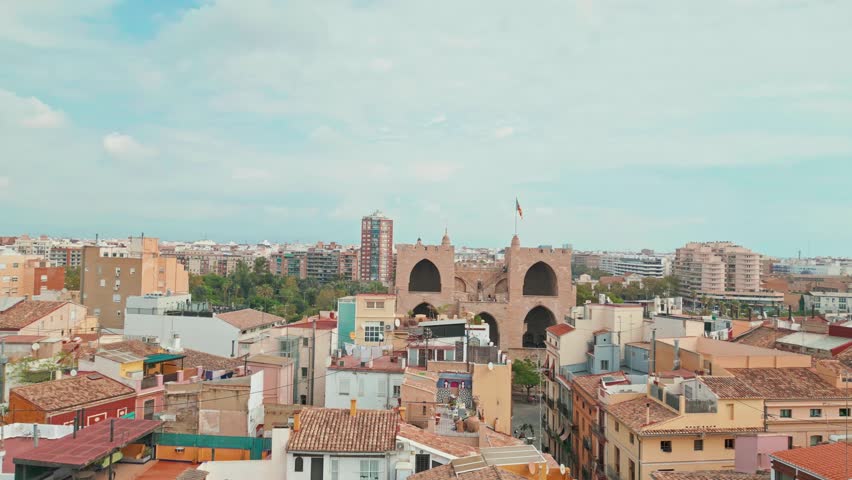 Aerial View of Valencia, Spain