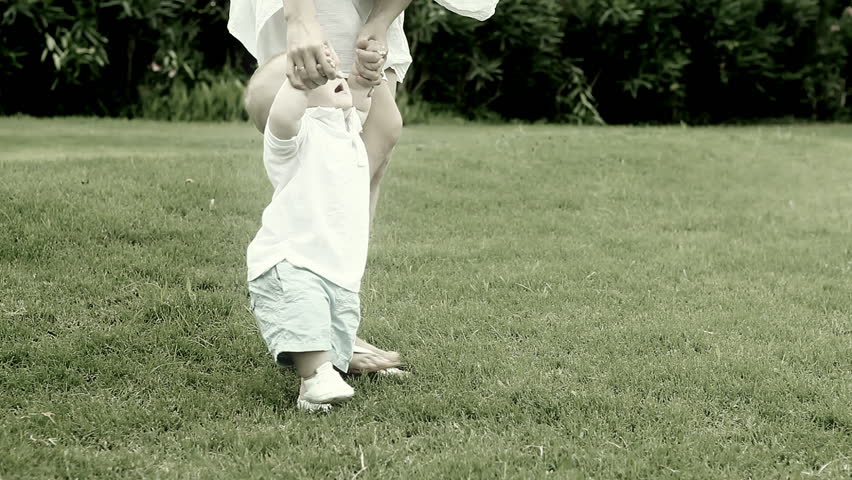 First steps of the child