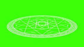 Animated video of a rotating magic square. (Loop) Green screen. - Powered by Shutterstock - Get 15% off with code: PIKWIZARD15