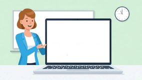 Inspiring virtual classroom scene! Dedicated teacher connecting with students online for interactive learning, building a brighter future through remote education. - Powered by Shutterstock - Get 15% off with code: PIKWIZARD15